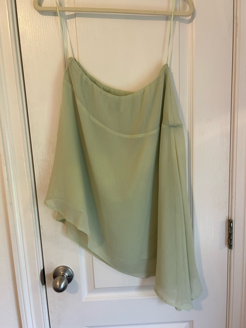 Princess Polly Sage Green Embroidered Spaghetti Strap Skirt Set - Picture 6 of 9